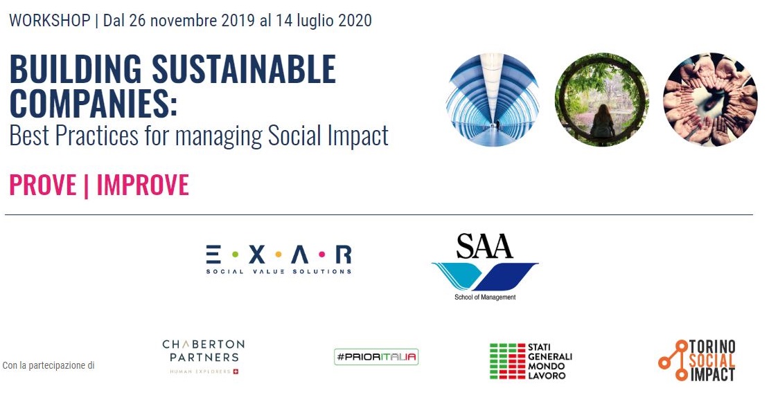Building sustainable companies: fino a luglio un ciclo di workshop dedicato alle imprese