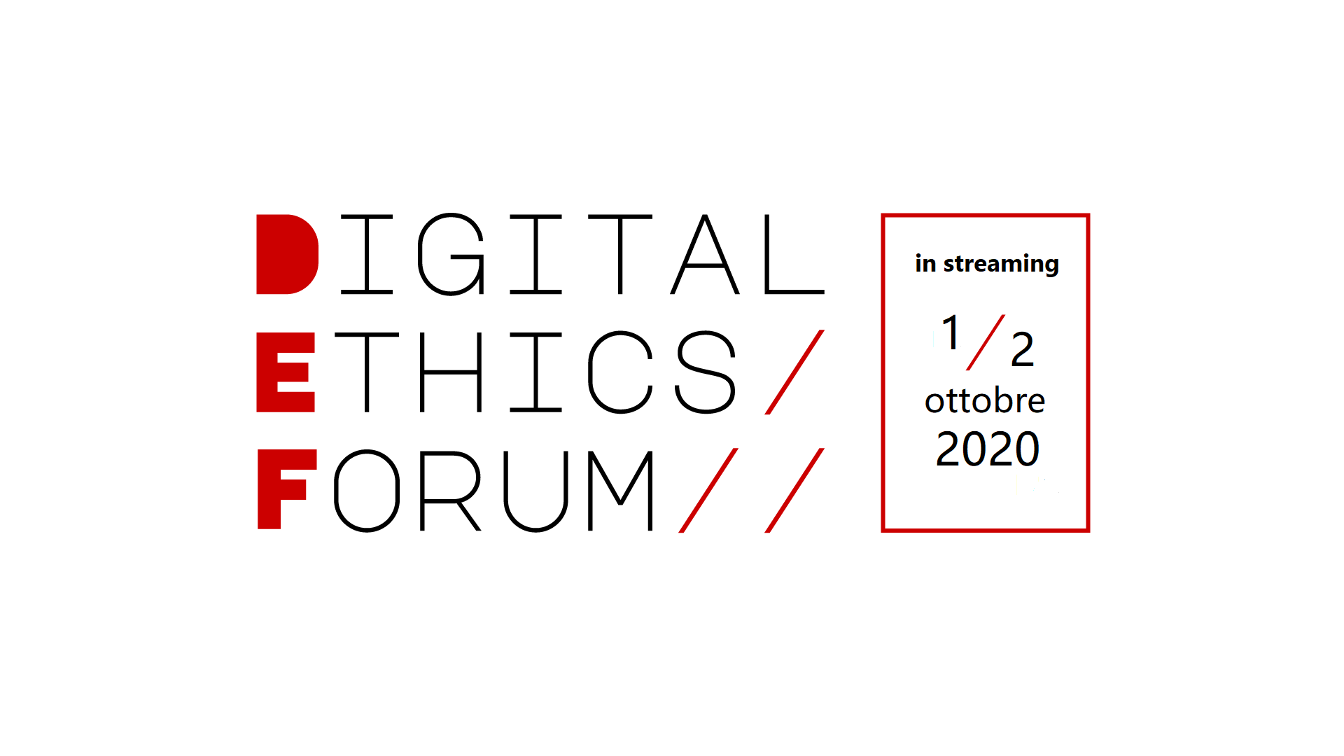 Digital Ethics Forum 2020