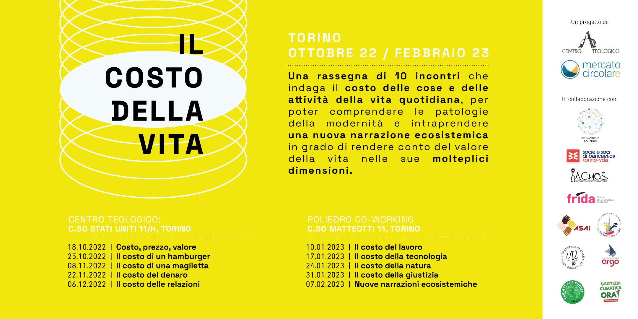 Il costo della vita