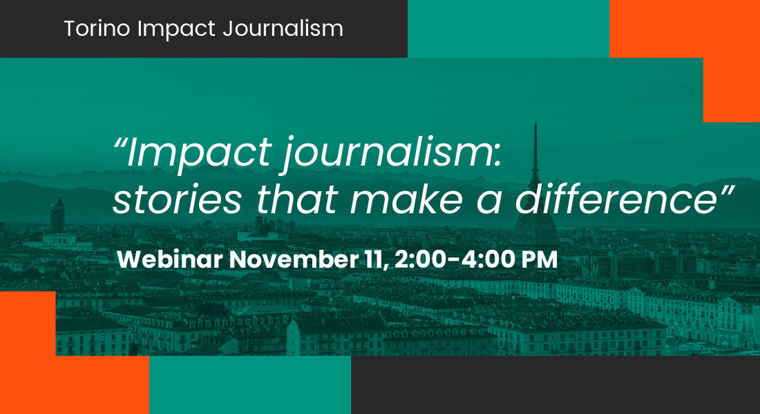 Webinar “Impact journalism: stories that make a difference”